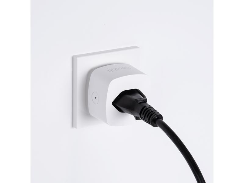 hombli Smart Socket CH, Weiss Bedienung über Ihr Smartphone