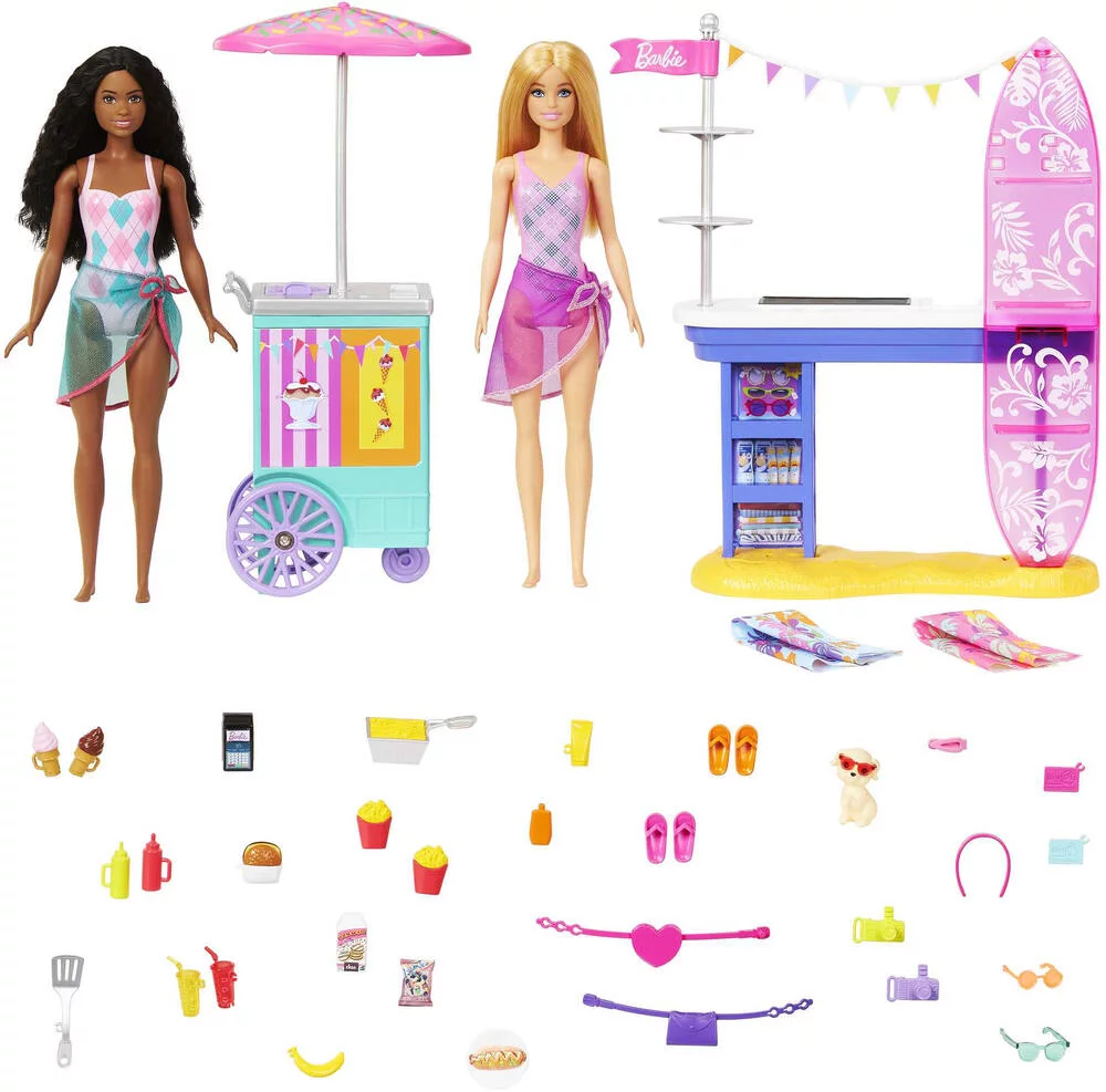 BARBIE - COFFRET MALIBU ET BROOKLYN PLAGE
