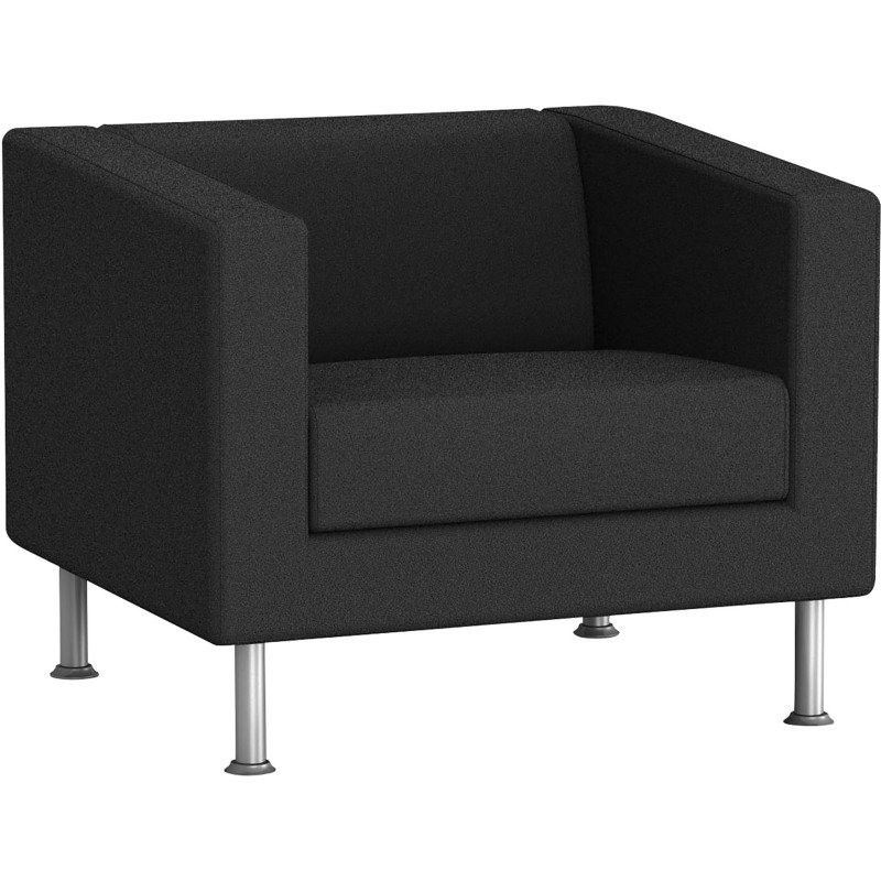 Fauteuil ODEL - Tissu, pieds alu