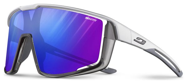 Lunettes Julbo Fury Reactiv 1-3 Mat Blanc/Bleu