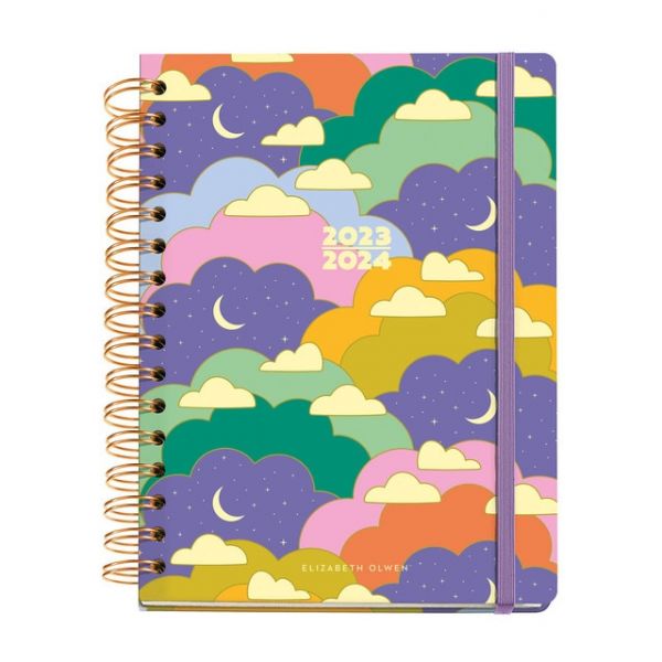 Miquelrius Agenda Escolar 2023-2024 Plus Diária Olwen Cloud Multilingue 15 5x21 3 cm