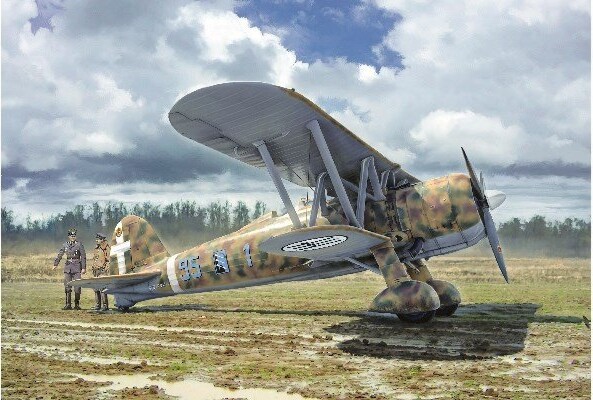 Italeri - Fiat Cr 42 Falco Fly Byggesæt - 1:48 - 2801