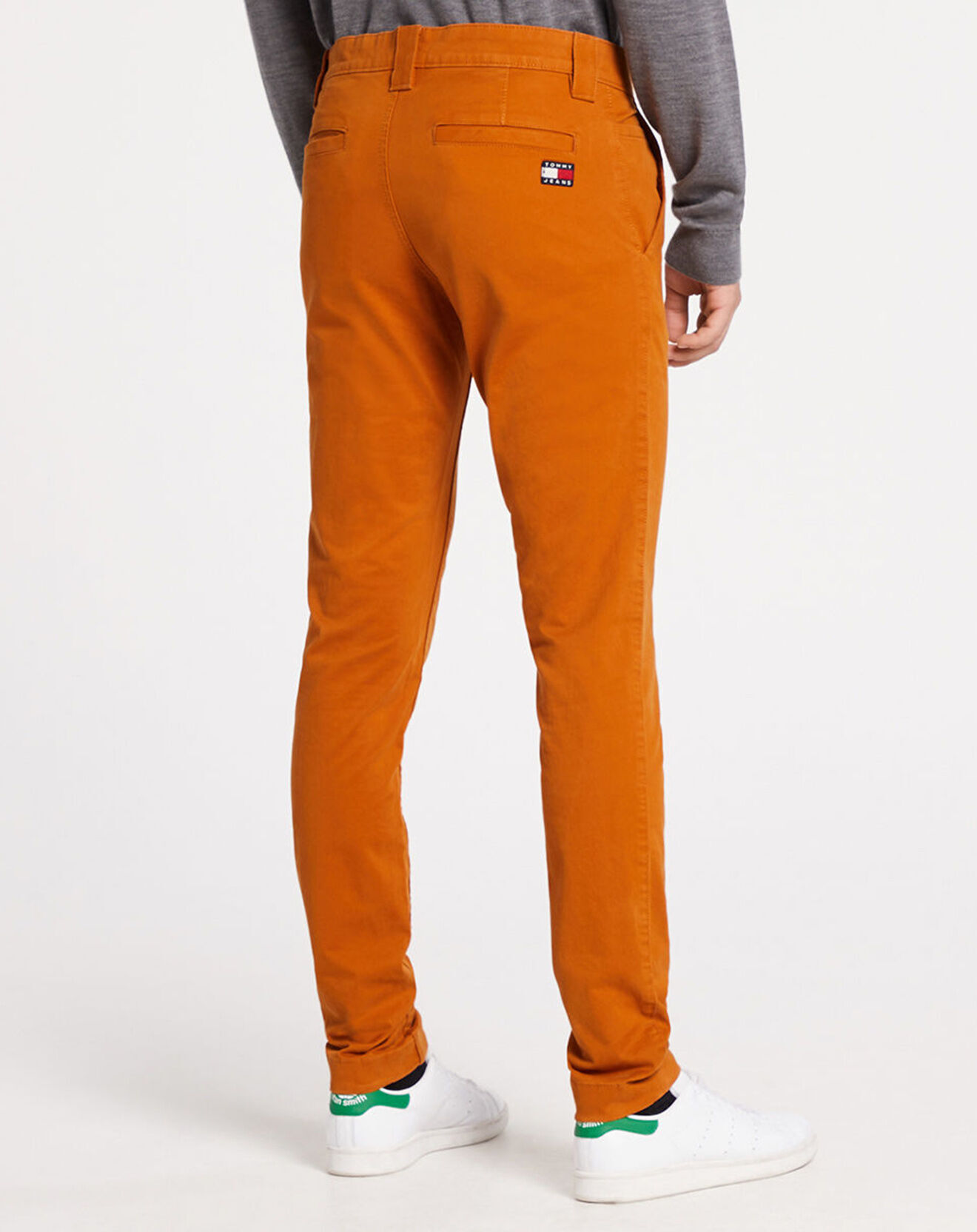 Tommy Jeans Pantalon chino slim Scanton rouille