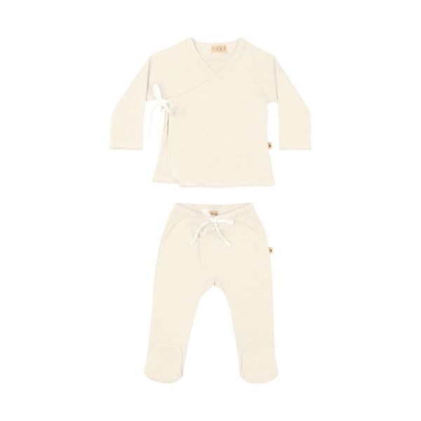 UAUA Kimono Set Met Voetjes Oceano 6-9 mnd