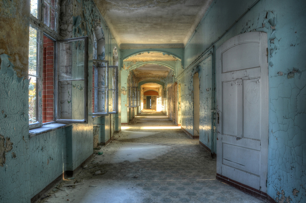 Akustikbild LOST PLACE FLUR 1 80x120cm, 7kg