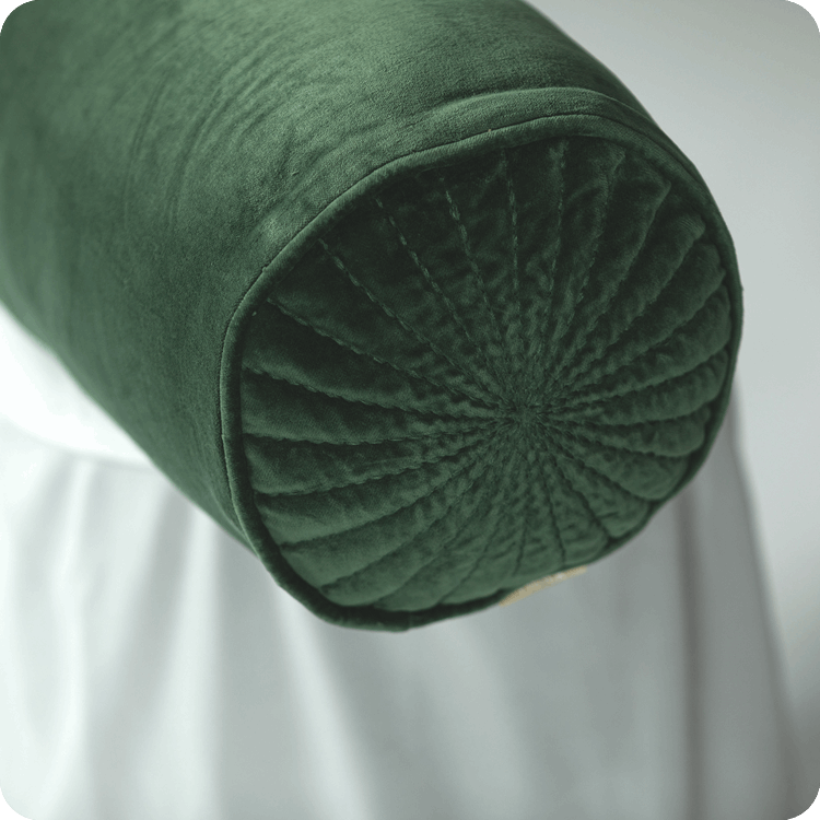 Kussen velours Bolster cassave