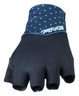 Paire de Gants Courts Femme Five RC1 Noir / Bleu