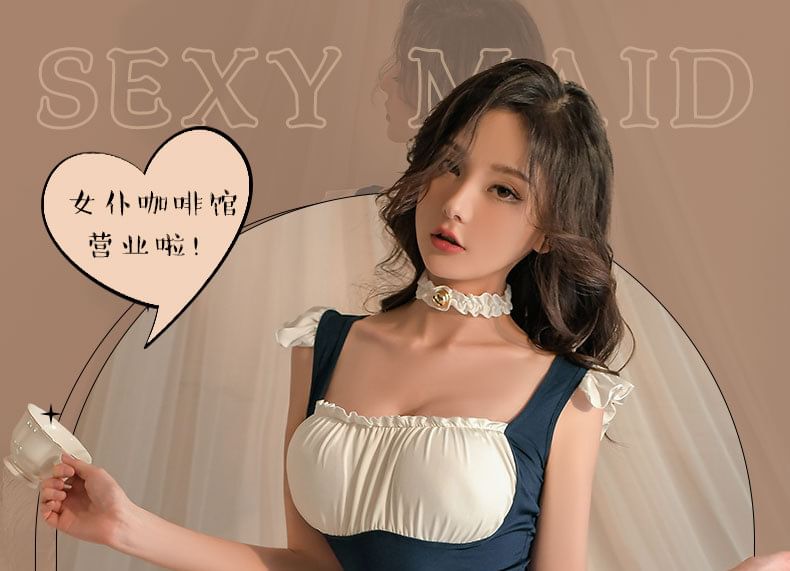 Raquesyx - Lingerie-kostuumset voor dienstmeisjes