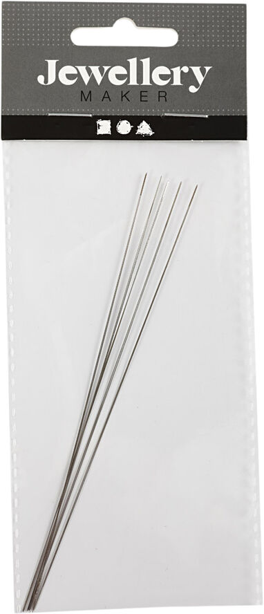 Creativ Company Smykkenål, L: 12 cm, tykkelse 0,25 mm, 5 stk.