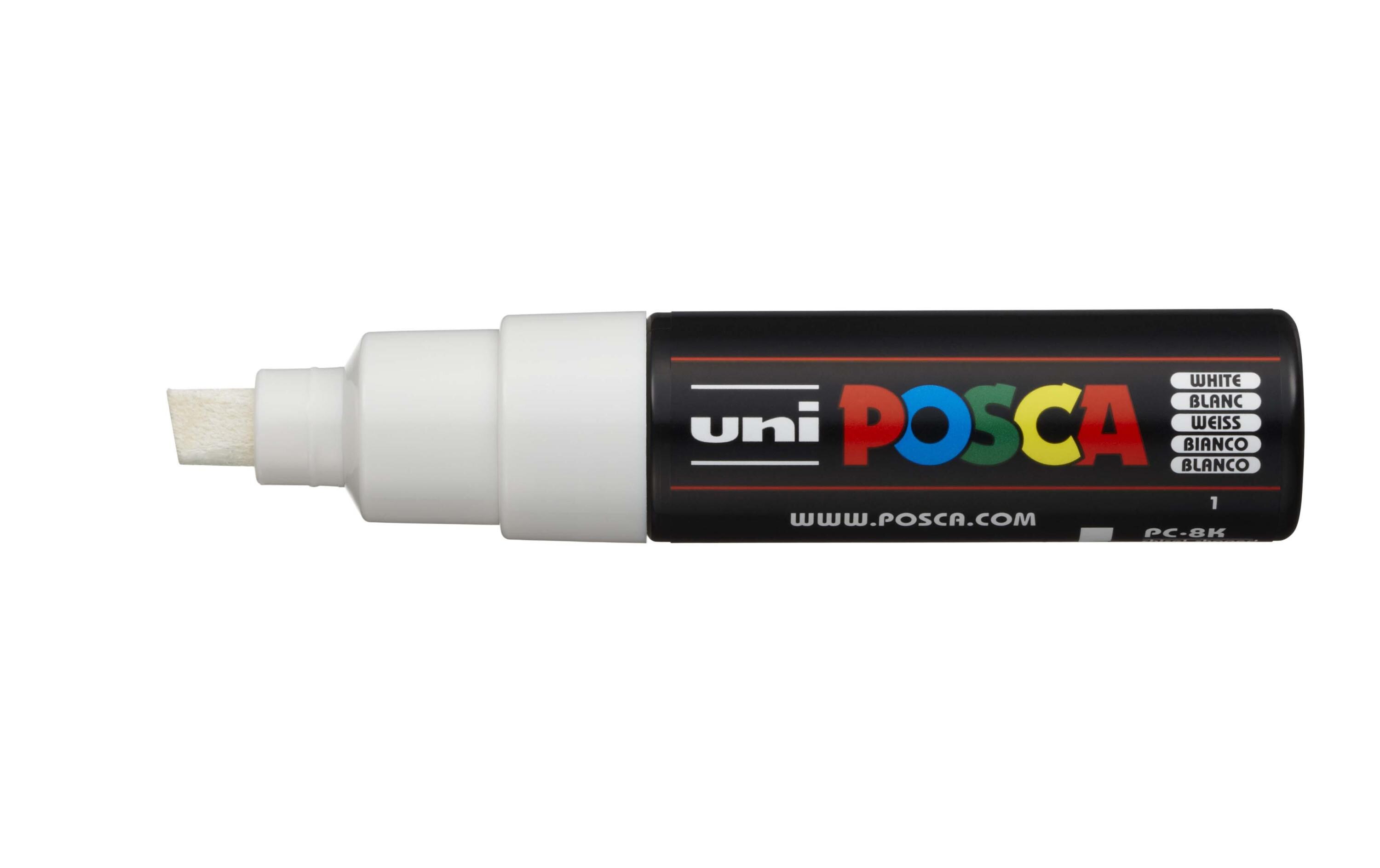 Permanent-Marker Posca 8 mm WeissUniversell einsetzbarer Marker