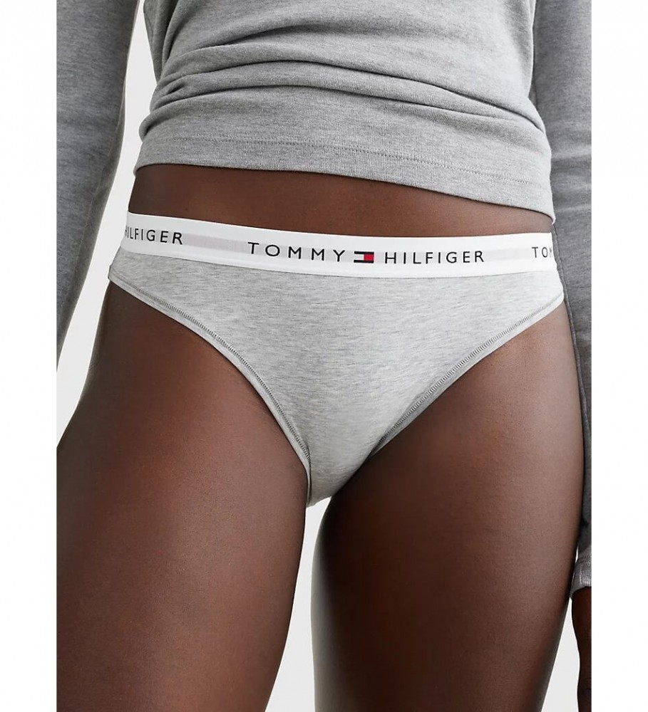 Cuecas Tommy Hilfiger Icons com inscrição cinza