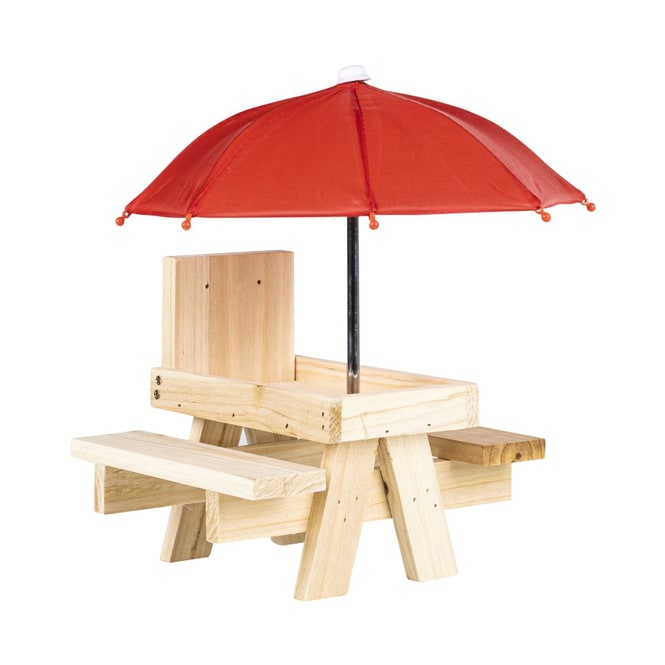 Futterstation für Eichhörnchen - Picknick - ca. 18 x 21 x 19 cm