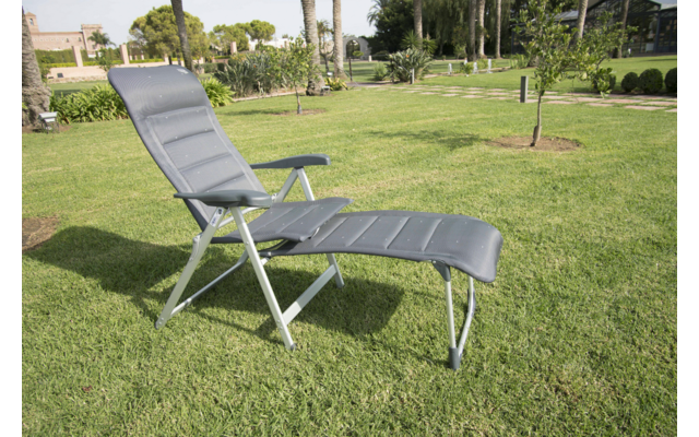 Crespo AL 237 Deluxe verstellbarer Sessel grau