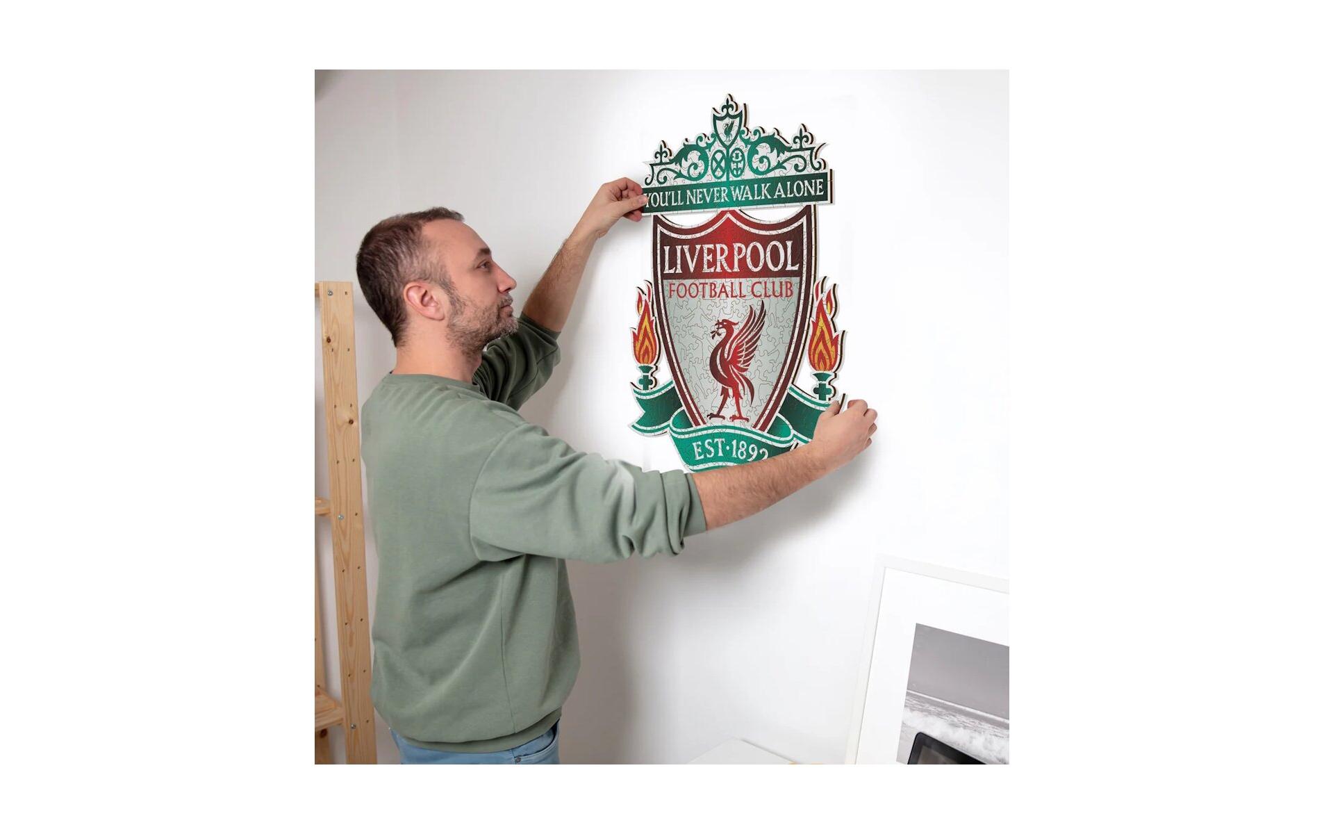 Liverpool FC – LogoOffiziell lizenziertes Holzpuzzle, Grösse M