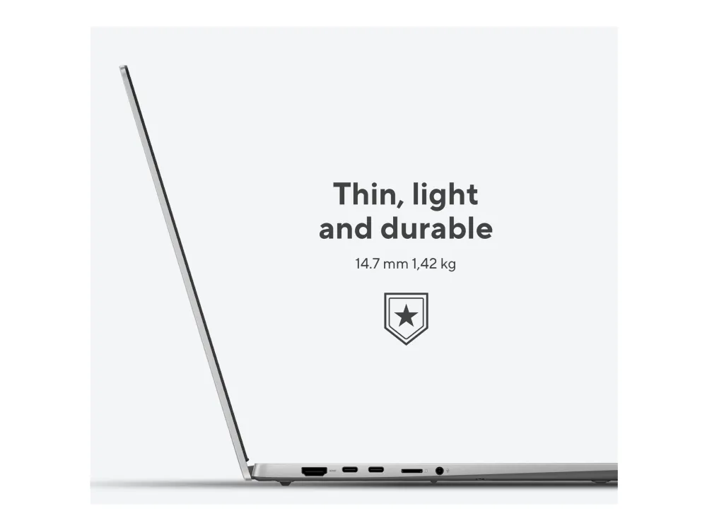 ASUS VivoBook S 15 OLED S5507QA-MA064X - 180° hængselsdesign - Snapdragon X Elite - X1E-78-100 - Win 11 Pro - Qualcomm Adreno - 32 GB RAM - 1 TB SSD NVMe - 15.6