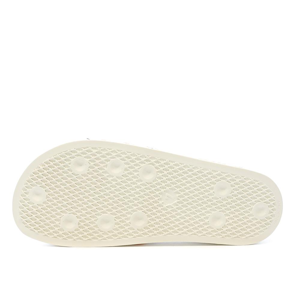 Adidas Claquettes Blanche/Orange Homme Adidas IE7744