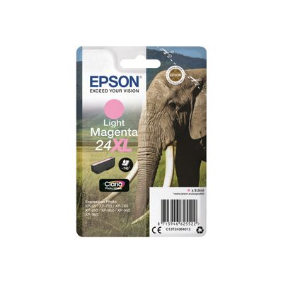 Epson 24XL Elephant - magenta clair - cartouche d'encre originale