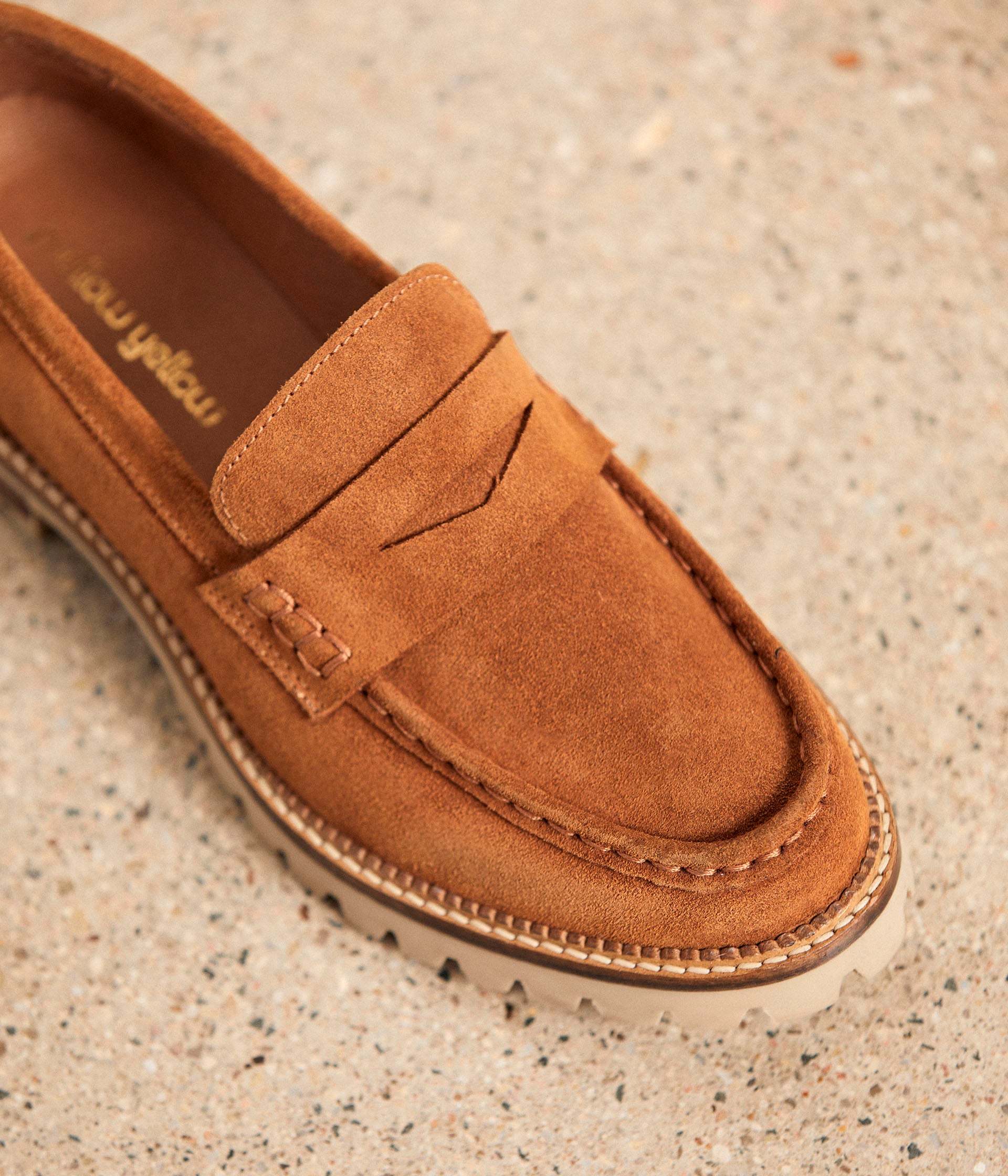 Mocassins cuir velours Cyndel