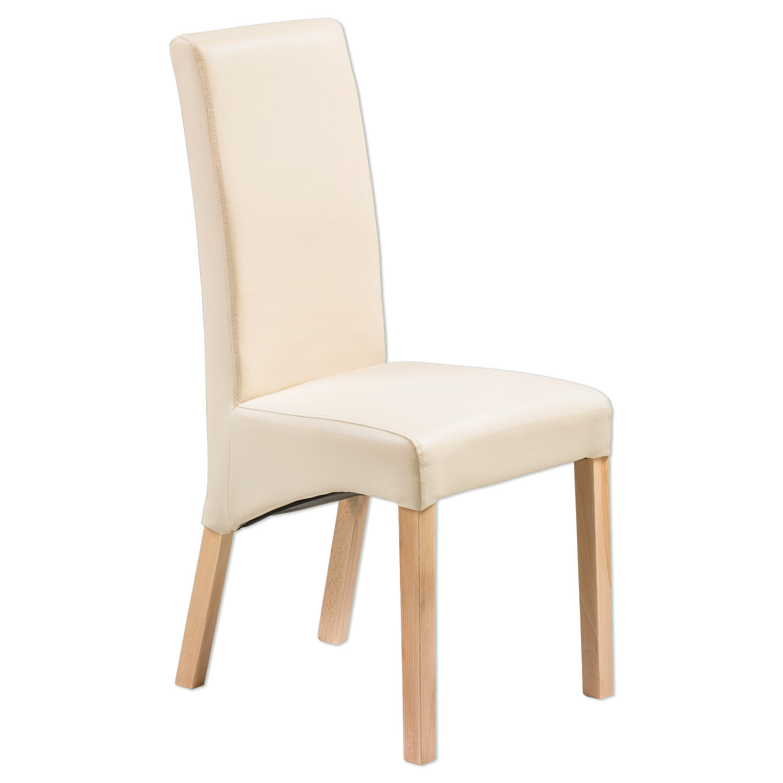 Stuhl - beige - Buche massiv