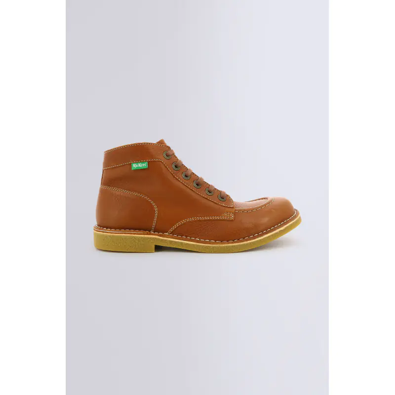 KICKSTONER CAMEL SEMELLE MIEL BOTTINES Cuir Homme