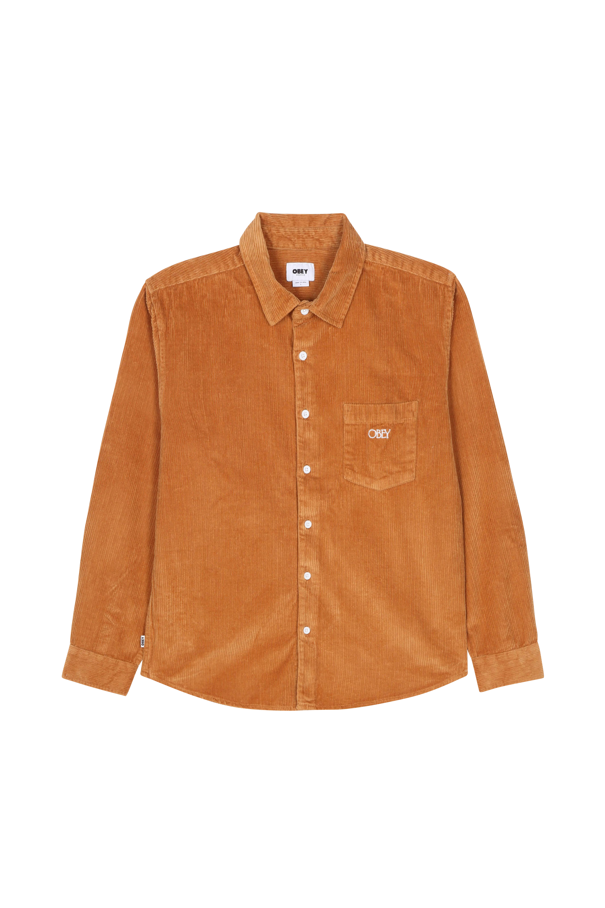 OBEY Chemise JULIAN Marron