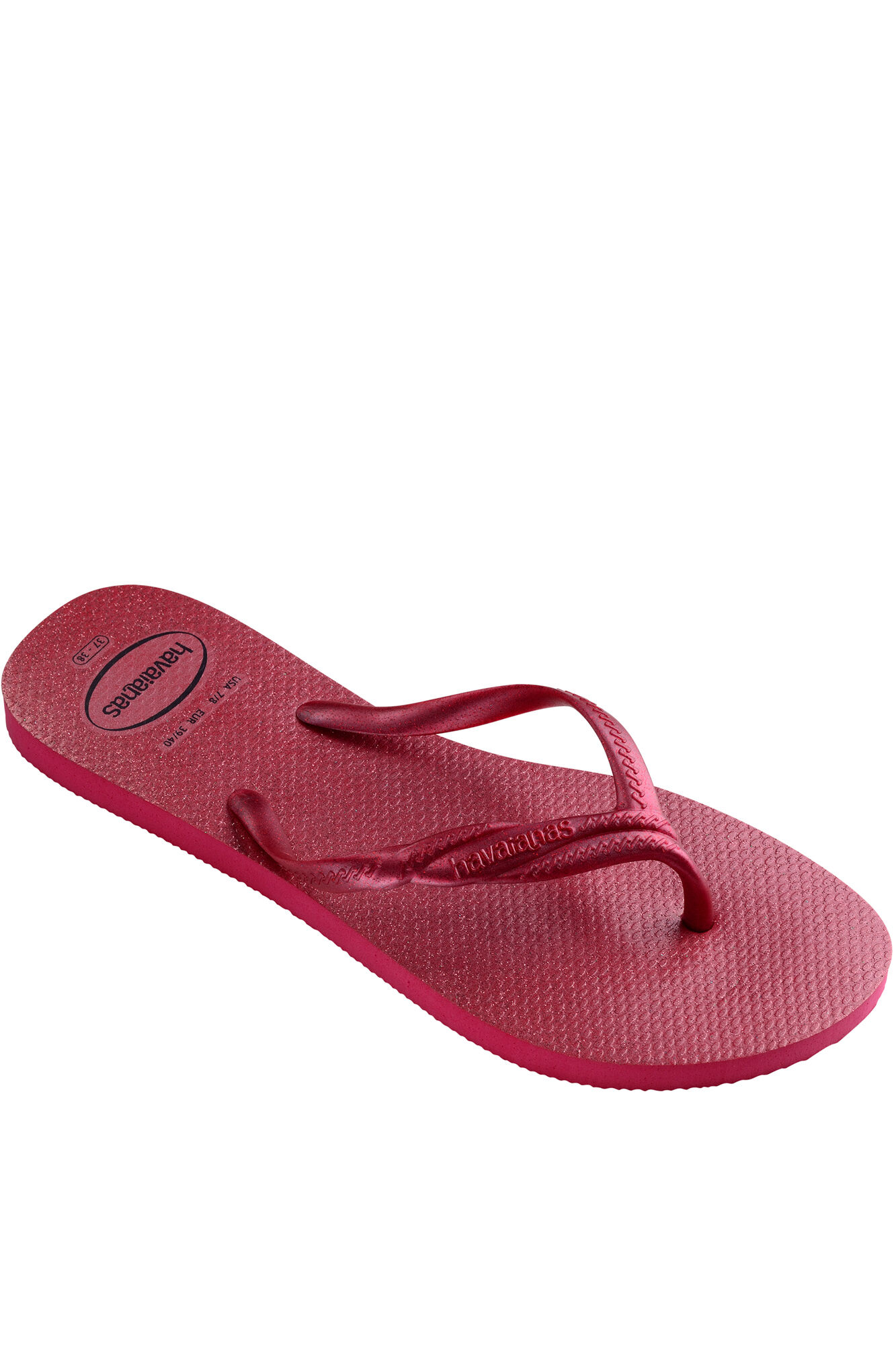 Chinelo Hav Fantasia Gloss - cor bordô