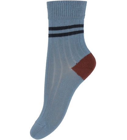 FUB Socken - 2er-Pack - Rib - Gewaschen Indigo