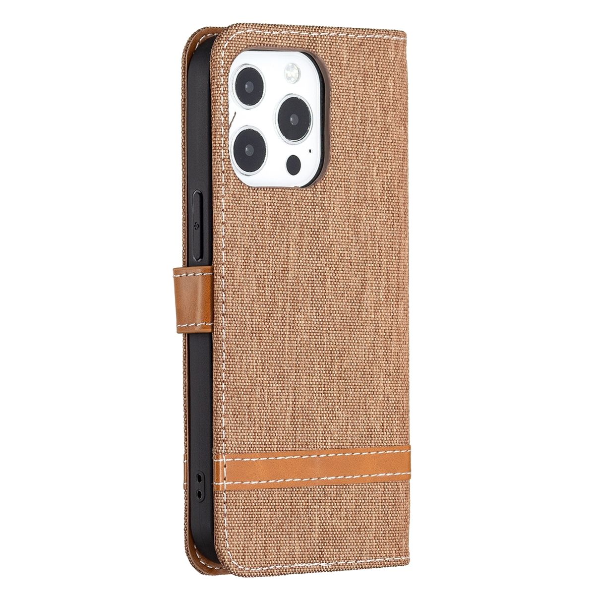 Hülle Handy Schutz für Apple iPhone 13 mini Case Cover Tasche Etuis Bumper Braun