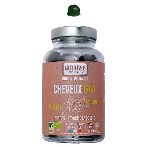 Nutrivie Super Gummies para Cabelo – 60 gomas