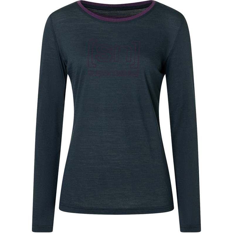 Super.Natural Damen The Essential Logo Longsleeve