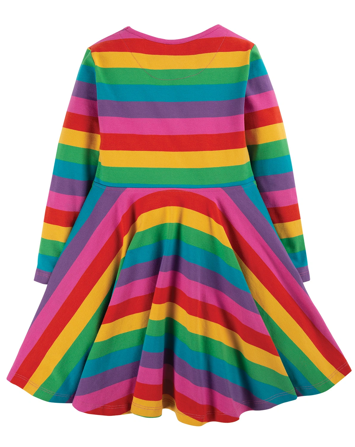 Kleid FOXGLOVE gestreift in bunt