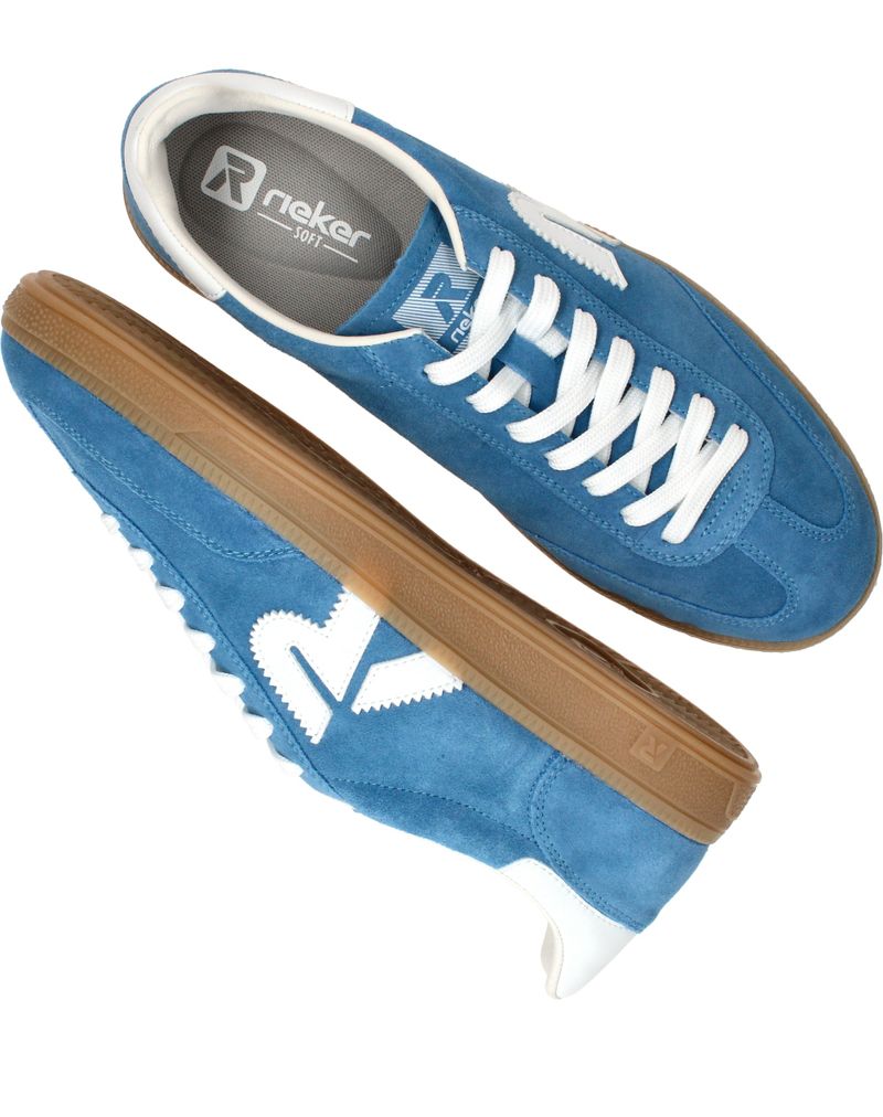 Rieker Sneakers Blauw Heren