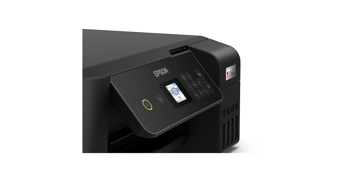 EpsonEcoTank ET-2870 A4 multifunctionele Wi-Fi-printer met inkttank all-in-one inkjetprinter  (Zwart, Scannen, Kopiëren, inclusief tot 3 jaar inkt)