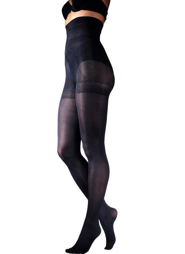LASCANA Feinstrumpfhose 40 2 Stk. tlg. Bodyshaper mit extrahohem Bund