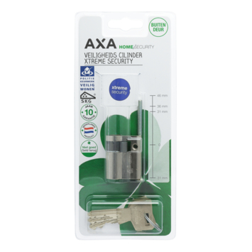 AXA veiligheidscilinder xtreme enkel 30-10mm SKG***
