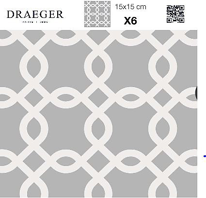 6 carreaux adhésifs motif texture bois L.15 x H.15 x l.0,4cm