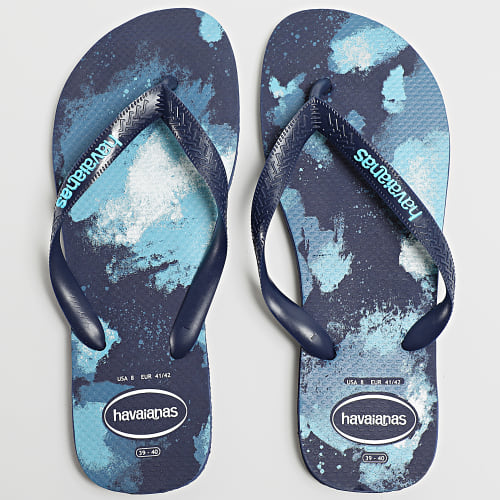 Tongs Top Camo FC Bleu Marine