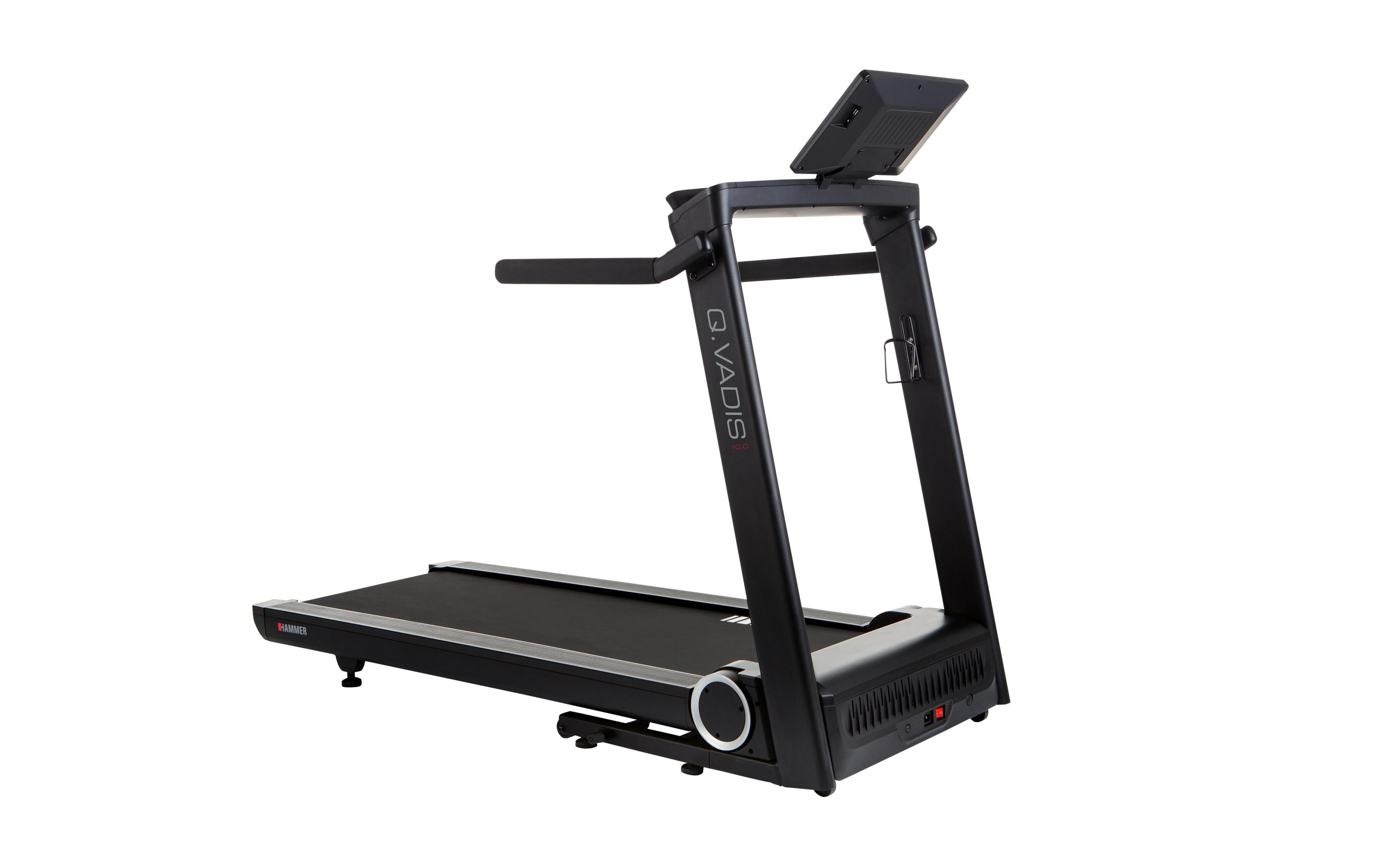 Laufband Q. Vadis 10.0<br>Modernes Laufband mit integriertem Display