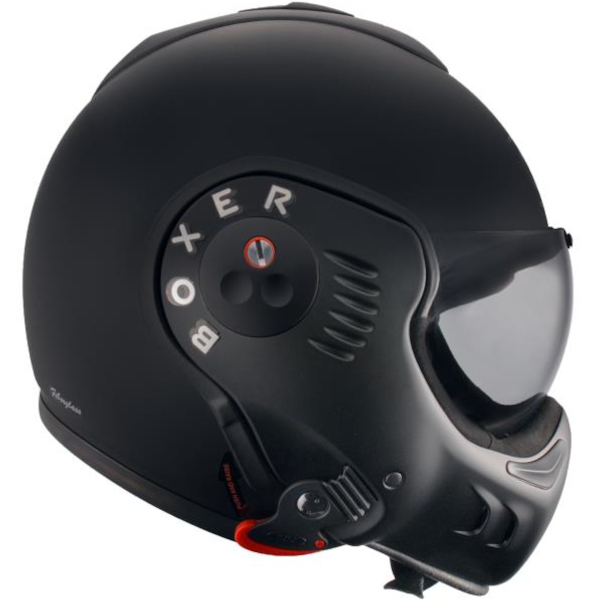 Roof - Casque Boxer V8 Full Black Noir Mat