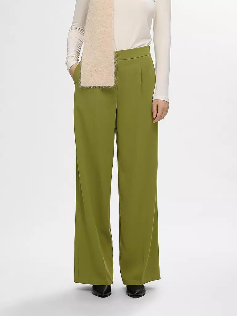SELECTED FEMME Marlenehose SLFTINNI olive