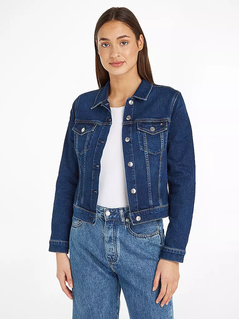 TOMMY HILFIGER Jeansjacke dunkelblau