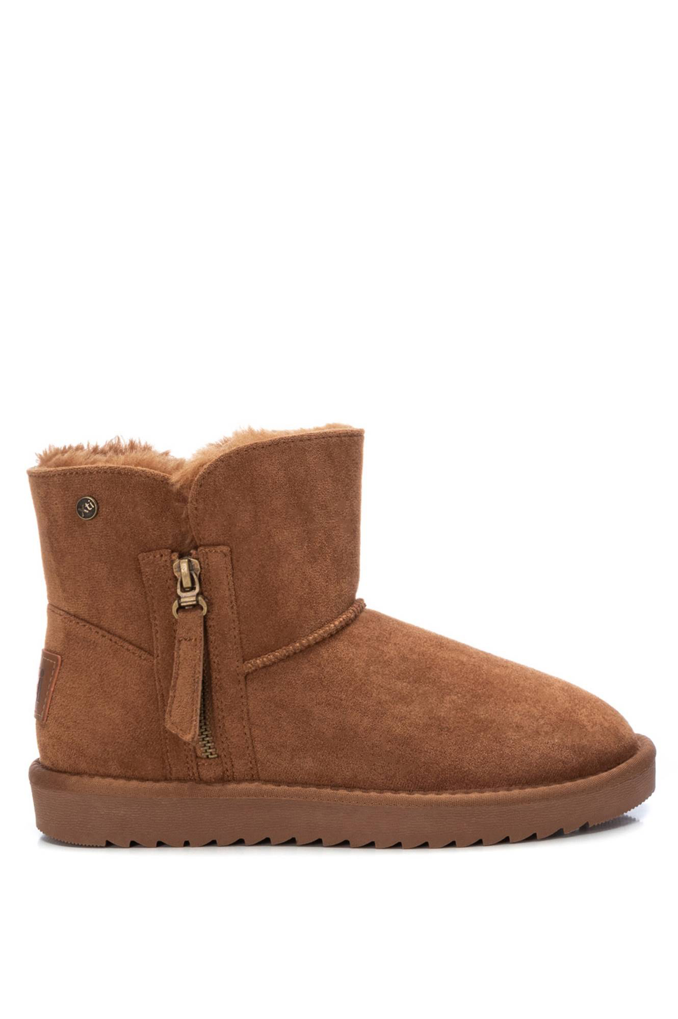 Botas de camurça femininas até o tornozelo