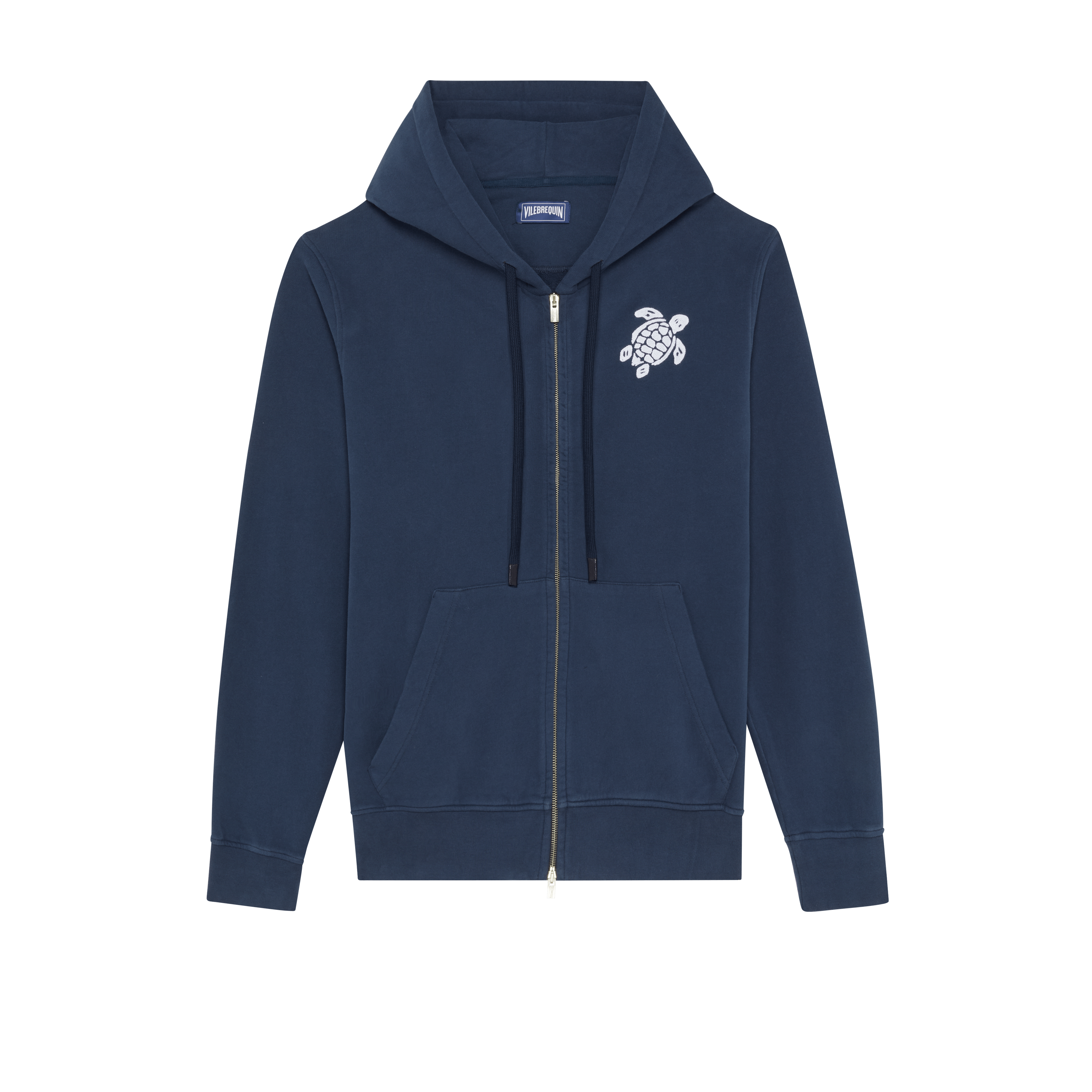 Sweat en coton à fermeture éclair homme Tortue