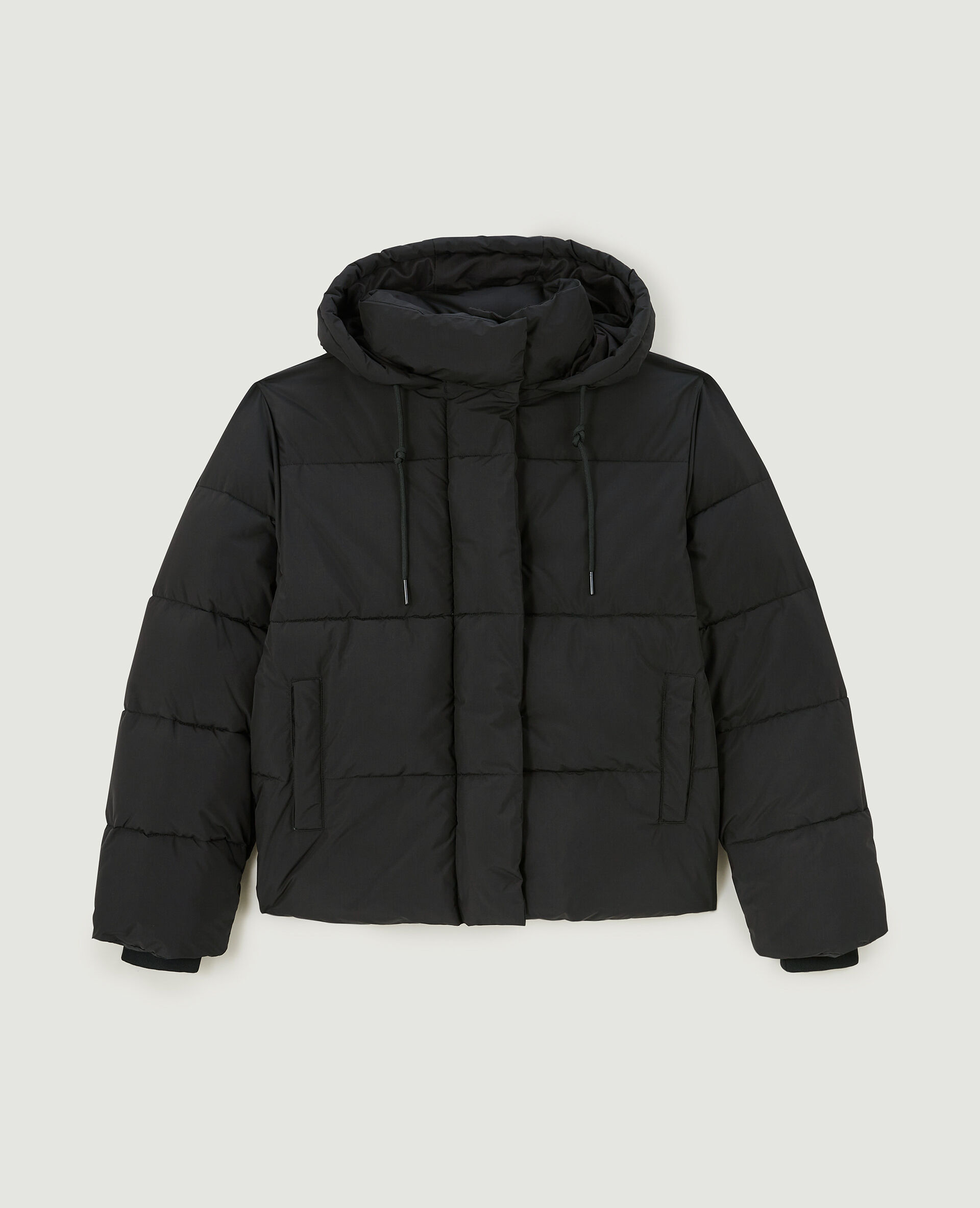Doudoune chaude avec capuche - Noir