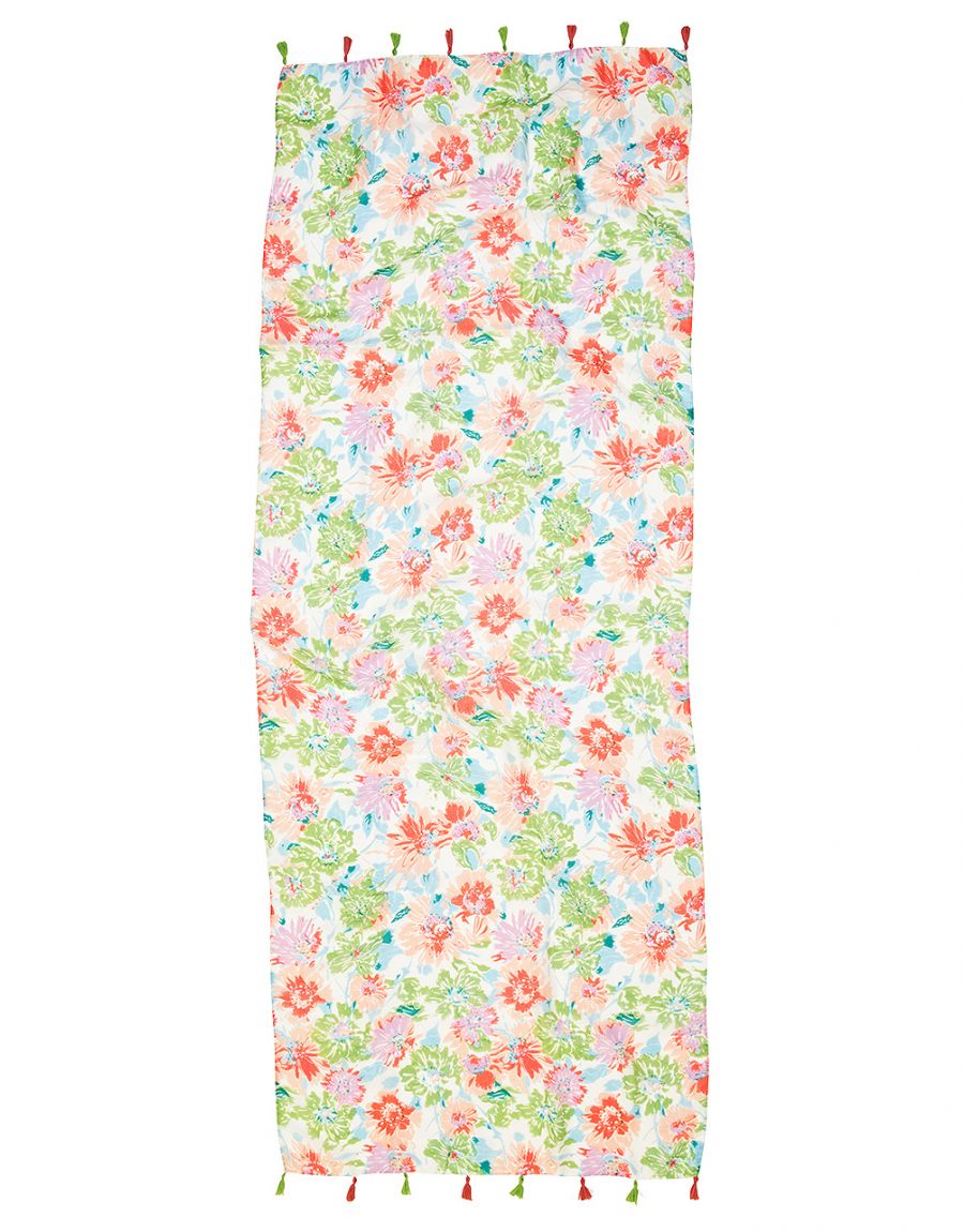 Foulard imprimé floral