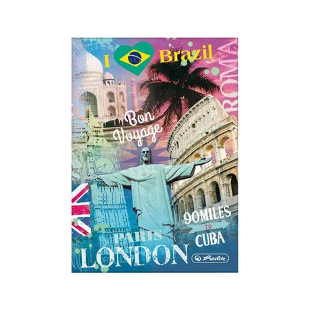 Herlitz Kladde London DIN A5, 96 Blatt, liniert, 70gm²