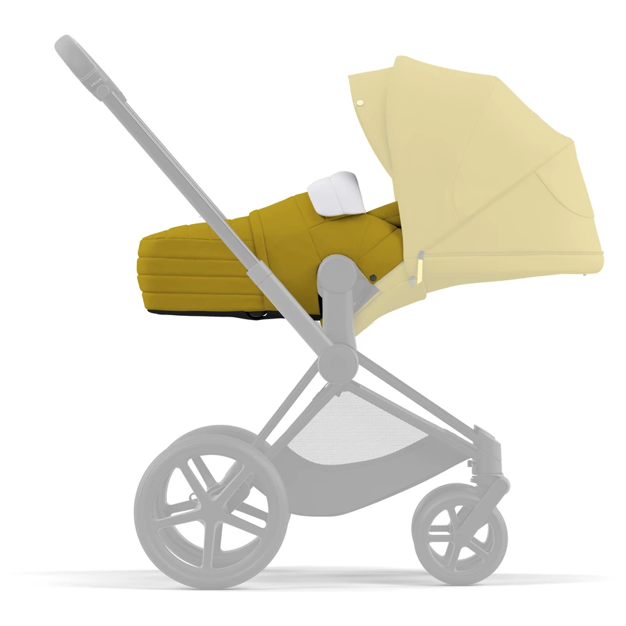 cybex PLATINUM Kinderwagenaufsatz Lite Cot Mustard Yellow
