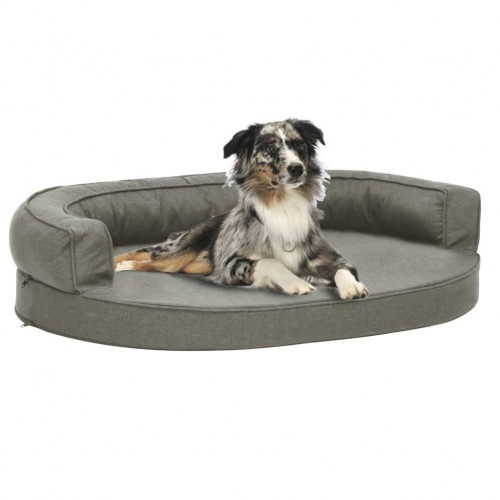 Colchão ergonômico cinza para cães Vidaxl