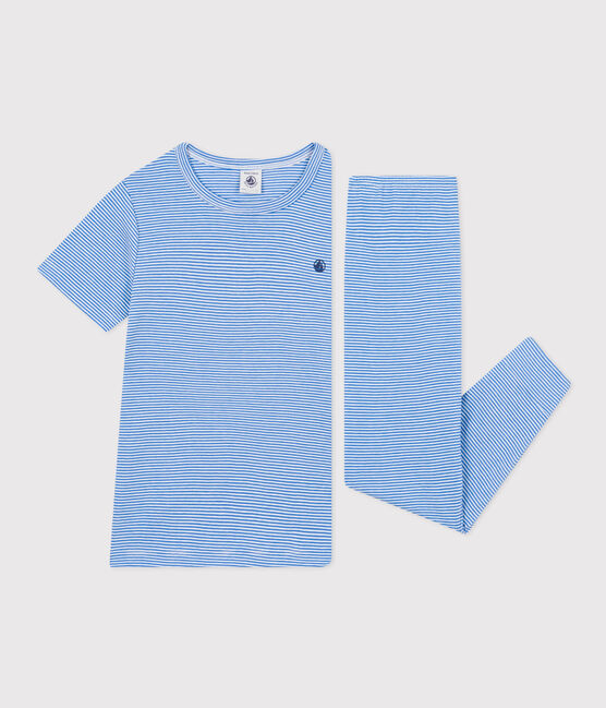 Pyjama en coton rayé enfant