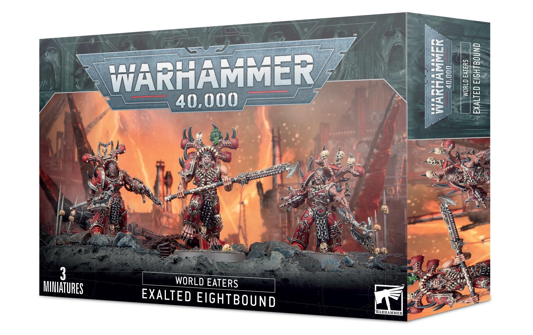 Figurenset Warhammer 40.000 AchtgebundeneWarhammer 40.000 World Eaters Miniaturen
